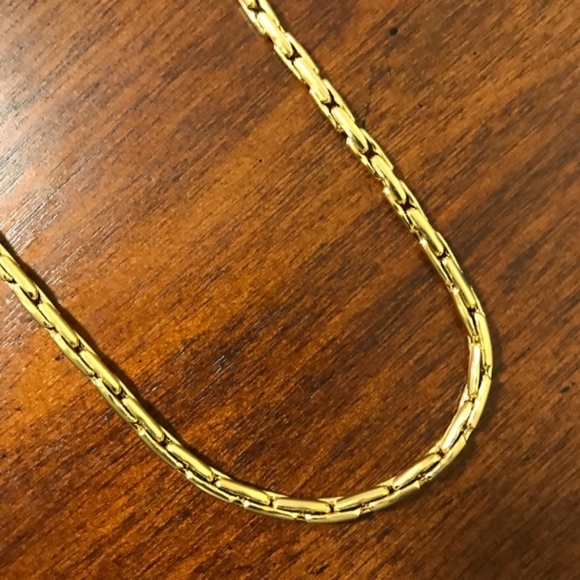 Stainless Steel Chain Gold Link Chain Necklace - Picture 4 of 5